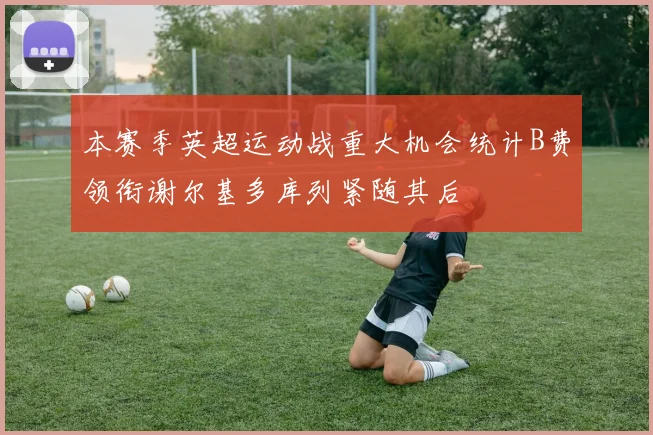 本赛季英超运动战重大机会统计B费领衔谢尔基多库列紧随其后