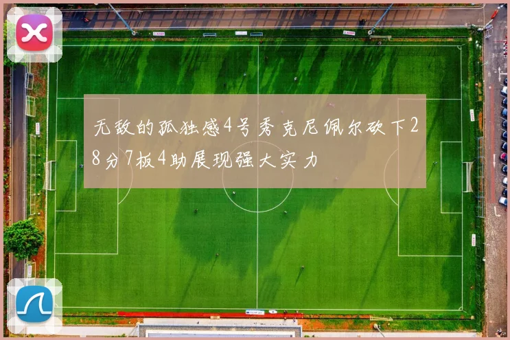 无敌的孤独感4号秀克尼佩尔砍下28分7板4助展现强大实力